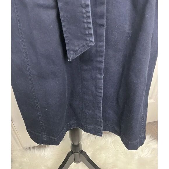 H By Halston Women’s‎ Blue Denim Trench Dress Size 8 - Picture 4 of 12